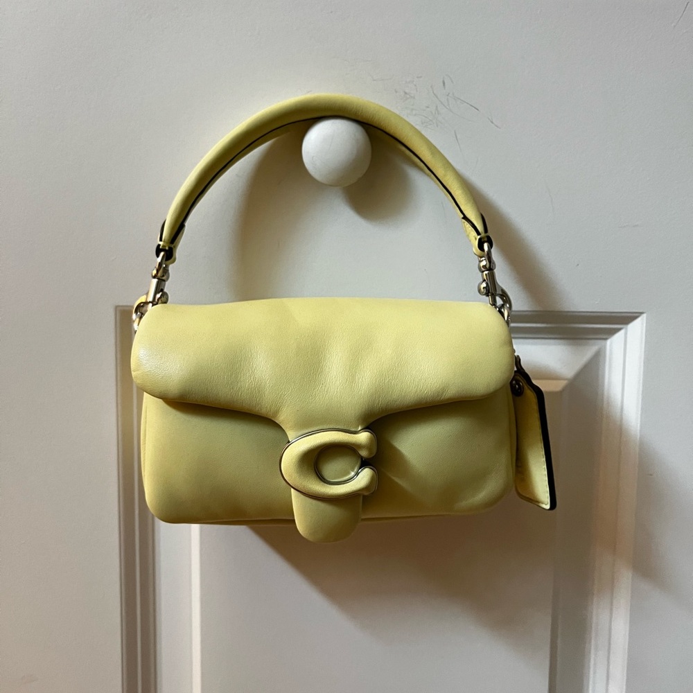 Coach Mini Pillow Tabby Bag (Pale Yellow Green)